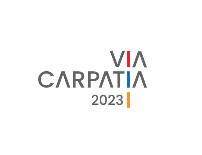 Projektowanie logo dla firm,  logo biennale sztuki VIA CARPATIA , logo firm - wknapik